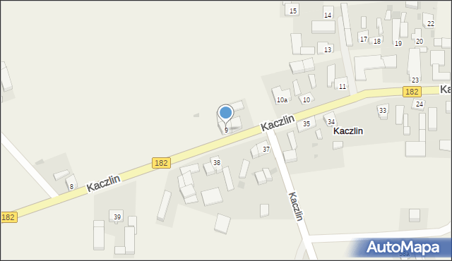 Kaczlin, Kaczlin, 9, mapa Kaczlin