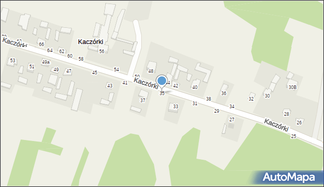 Kaczórki, Kaczórki, 35, mapa Kaczórki