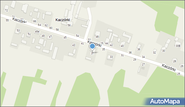 Kaczórki, Kaczórki, 37, mapa Kaczórki