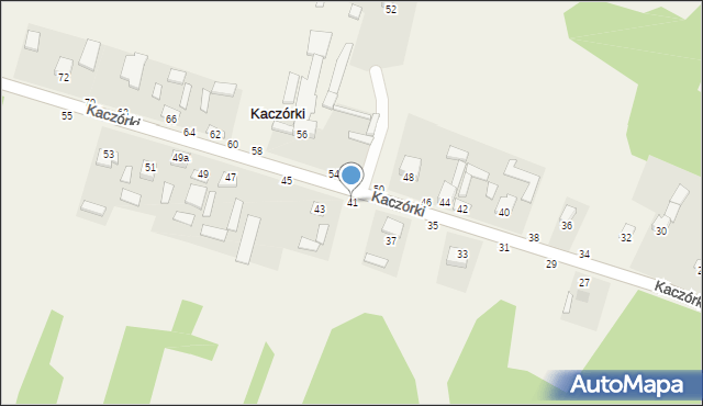 Kaczórki, Kaczórki, 41, mapa Kaczórki