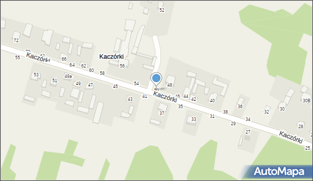 Kaczórki, Kaczórki, 50, mapa Kaczórki