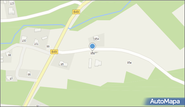 Kaczórki, Kaczórki, 95b, mapa Kaczórki