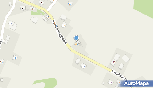 Kaczorów, Kamiennogórska, 11, mapa Kaczorów