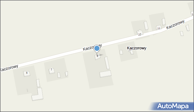 Kaczorowy, Kaczorowy, 8, mapa Kaczorowy