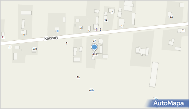 Kaczory, Kaczory, 47A, mapa Kaczory