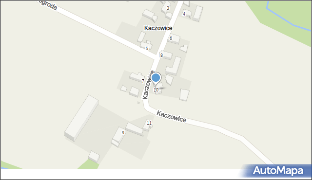 Kaczowice, Kaczowice, 10, mapa Kaczowice