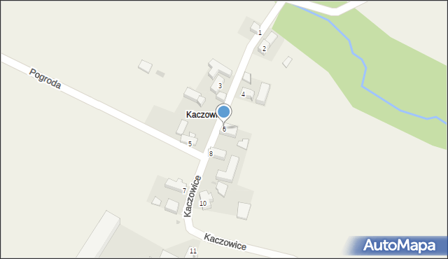 Kaczowice, Kaczowice, 6, mapa Kaczowice