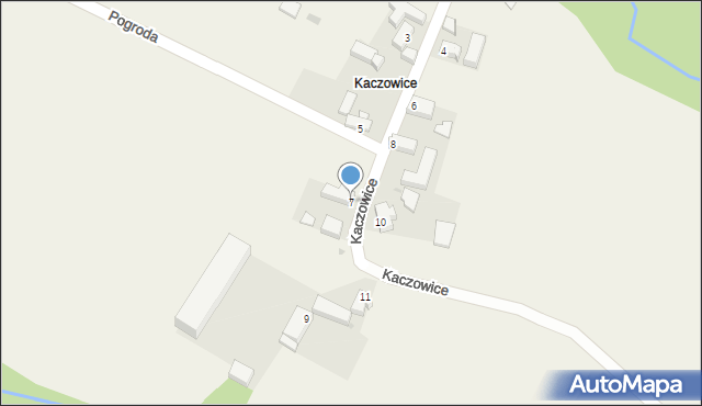 Kaczowice, Kaczowice, 7, mapa Kaczowice