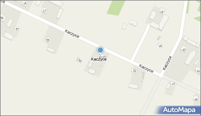 Kaczyce, Kaczyce, 53, mapa Kaczyce