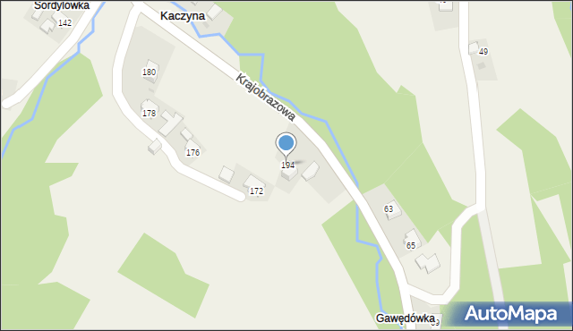 Kaczyna, Kaczyna, 35, mapa Kaczyna