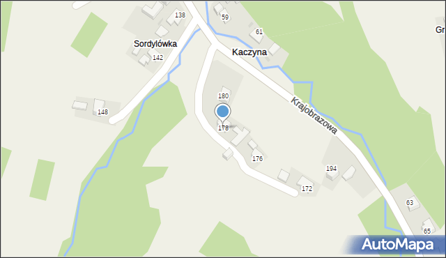 Kaczyna, Kaczyna, 38, mapa Kaczyna