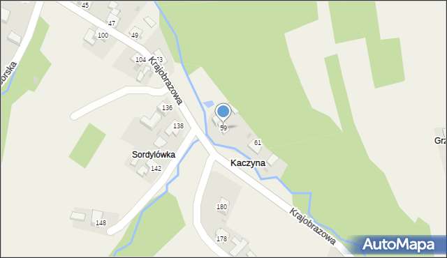 Kaczyna, Kaczyna, 41, mapa Kaczyna