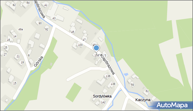 Kaczyna, Kaczyna, 46, mapa Kaczyna