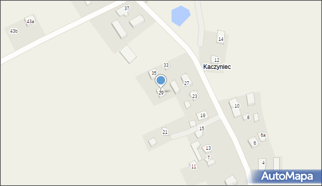 Kaczyniec, Karpacka, 29, mapa Kaczyniec