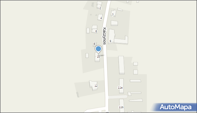 Kaczynos, Kaczynos, 10, mapa Kaczynos
