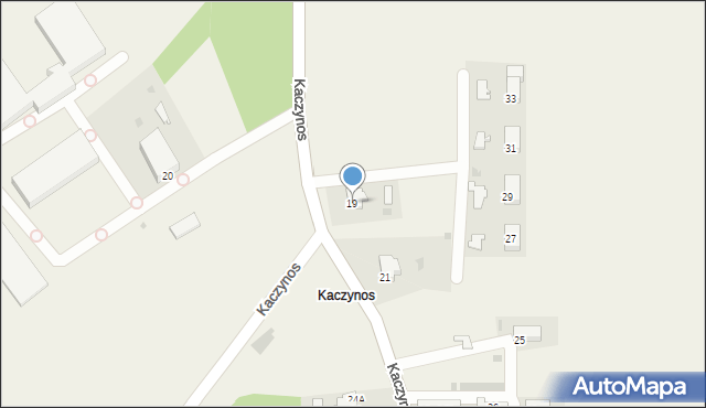 Kaczynos, Kaczynos, 19, mapa Kaczynos