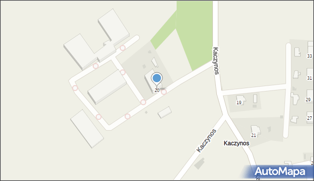 Kaczynos, Kaczynos, 20, mapa Kaczynos