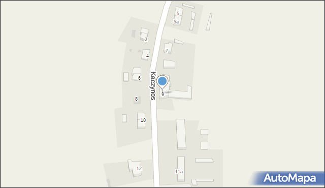 Kaczynos, Kaczynos, 9, mapa Kaczynos