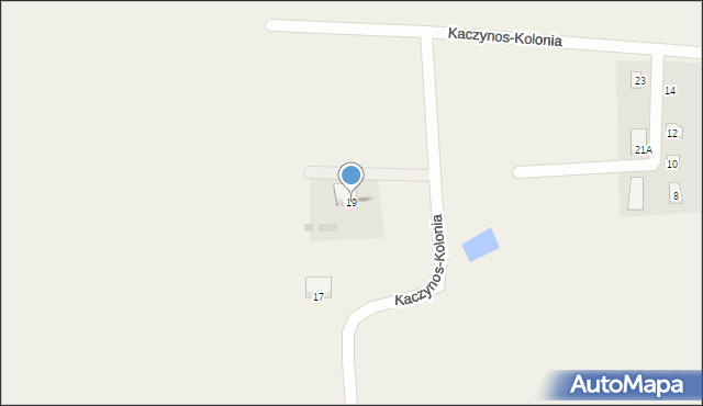 Kaczynos-Kolonia, Kaczynos-Kolonia, 19, mapa Kaczynos-Kolonia