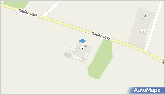 Kadaryszki, Kadaryszki, 3, mapa Kadaryszki