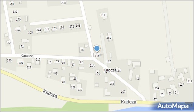 Kadcza, Kadcza, 116, mapa Kadcza