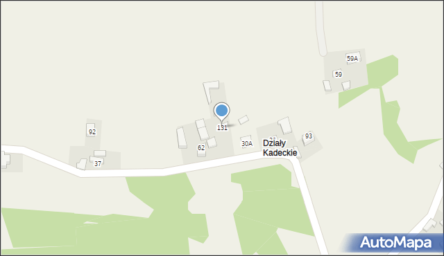 Kadcza, Kadcza, 131, mapa Kadcza