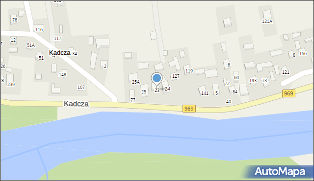 Kadcza, Kadcza, 23, mapa Kadcza