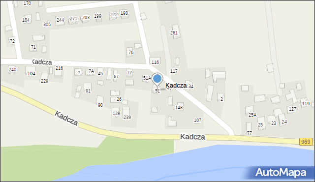 Kadcza, Kadcza, 51, mapa Kadcza