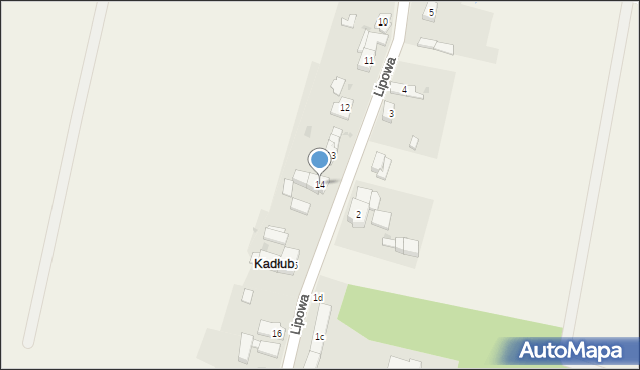 Kadłub, Kadłub, 14, mapa Kadłub