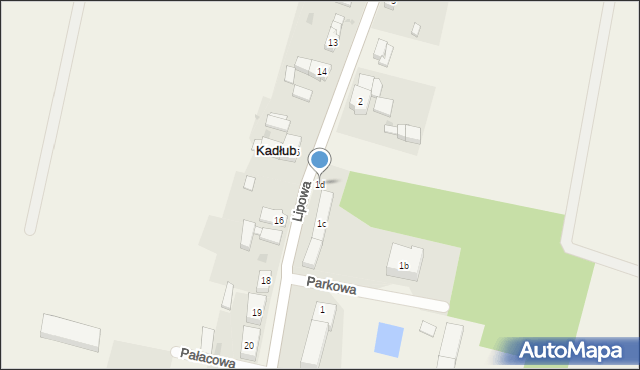 Kadłub, Kadłub, 1d, mapa Kadłub