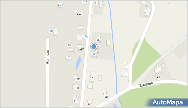 Kadłubia, Kadłubia, 1F, mapa Kadłubia