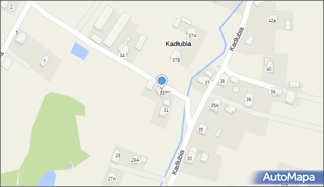 Kadłubia, Kadłubia, 33, mapa Kadłubia