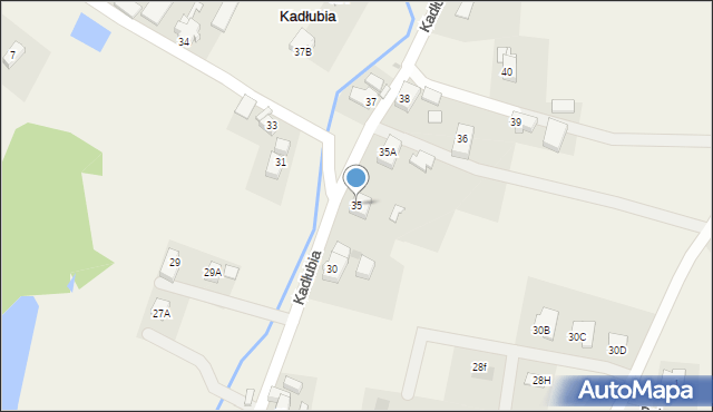 Kadłubia, Kadłubia, 35, mapa Kadłubia