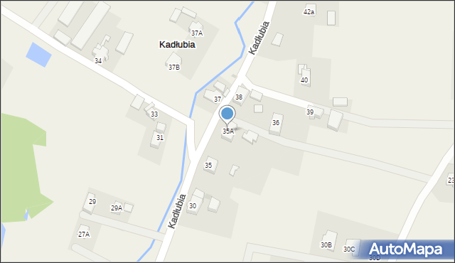 Kadłubia, Kadłubia, 35A, mapa Kadłubia