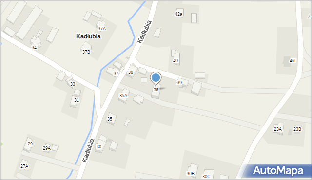 Kadłubia, Kadłubia, 36, mapa Kadłubia