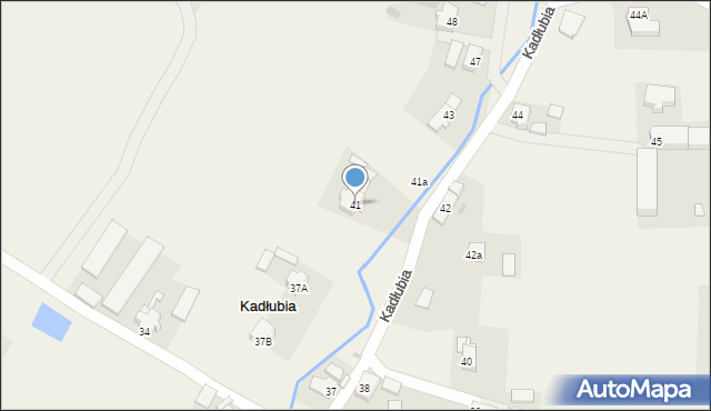 Kadłubia, Kadłubia, 41, mapa Kadłubia