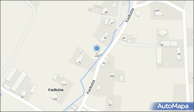 Kadłubia, Kadłubia, 41a, mapa Kadłubia