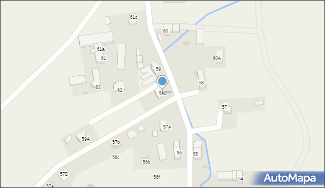 Kadłubia, Kadłubia, 59C, mapa Kadłubia