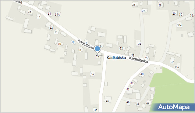 Kadłubiska, Kadłubiska, 7a, mapa Kadłubiska