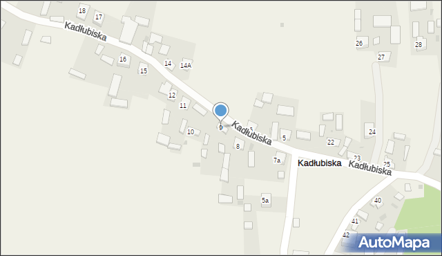 Kadłubiska, Kadłubiska, 9, mapa Kadłubiska