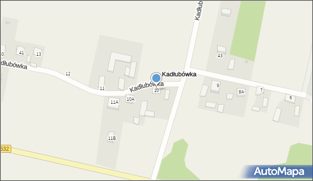 Kadłubówka, Kadłubówka, 10, mapa Kadłubówka