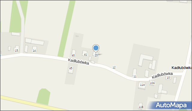 Kadłubówka, Kadłubówka, 13, mapa Kadłubówka