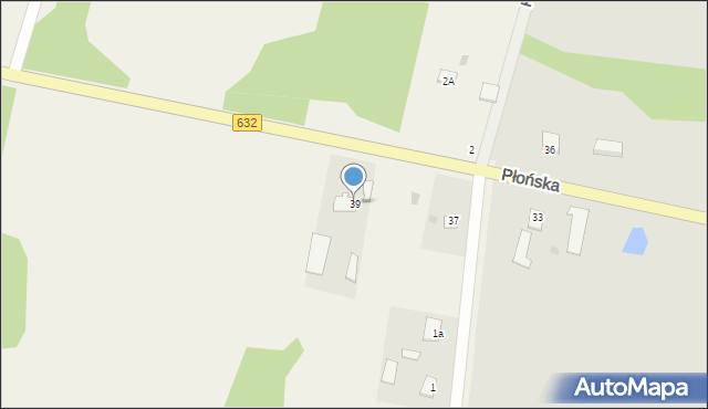 Kadłubówka, Kadłubówka, 39, mapa Kadłubówka