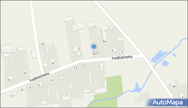 Kadłubówka, Kadłubówka, 10, mapa Kadłubówka