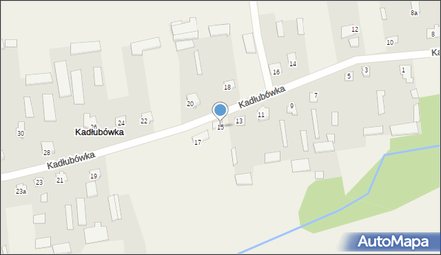 Kadłubówka, Kadłubówka, 15, mapa Kadłubówka