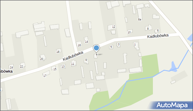 Kadłubówka, Kadłubówka, 7, mapa Kadłubówka