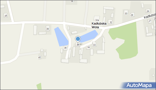 Kadłubska Wola, Kadłubska Wola, 35, mapa Kadłubska Wola