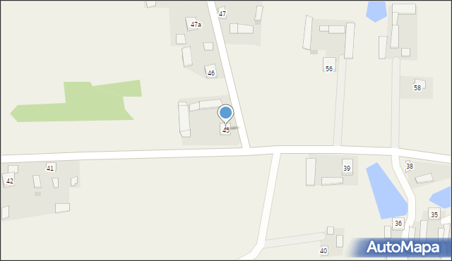 Kadłubska Wola, Kadłubska Wola, 45, mapa Kadłubska Wola