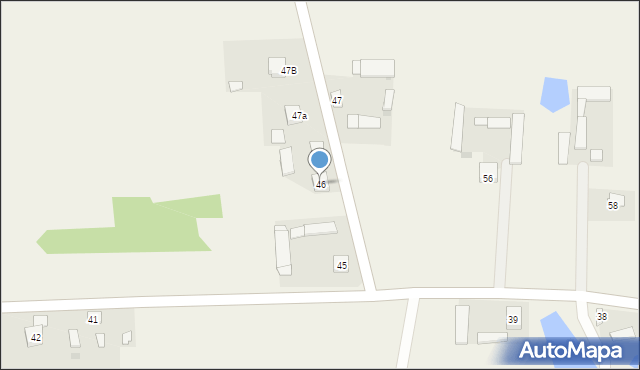 Kadłubska Wola, Kadłubska Wola, 46, mapa Kadłubska Wola