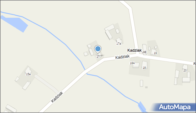 Kadziak, Kadziak, 17, mapa Kadziak